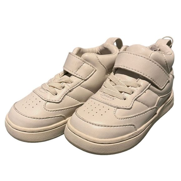 (SOLD)Zara Boys Kids Classic Sneaker High Top White Tops Athletic Shoes8 Baby - Picture 1 of 7